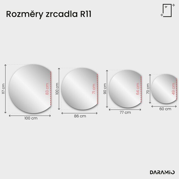 Zrcadlo Pure R11