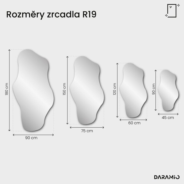 Zrcadlo Pure s fazetou R19