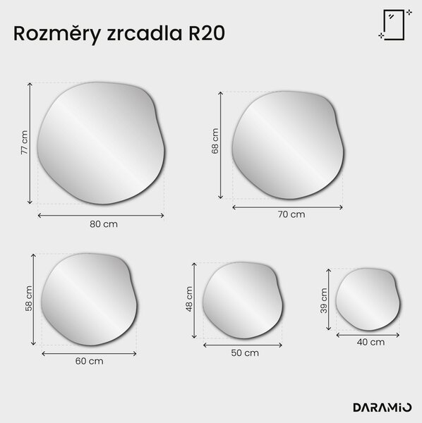 Zrcadlo Pure R20