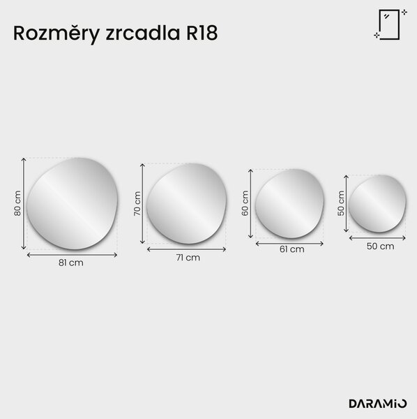 Zrcadlo Pure R18