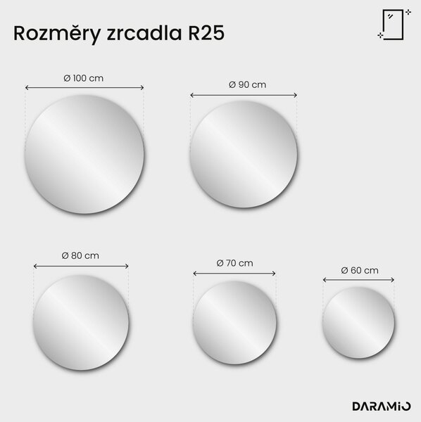Zrcadlo Pure R25