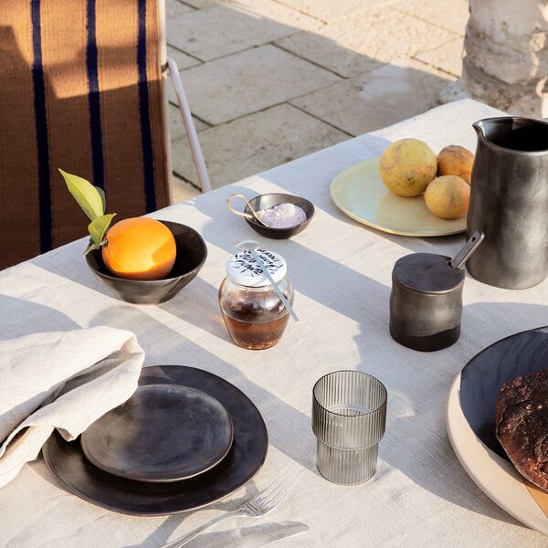Ferm Living designové sklenice na vodu Ripple Small Glasses