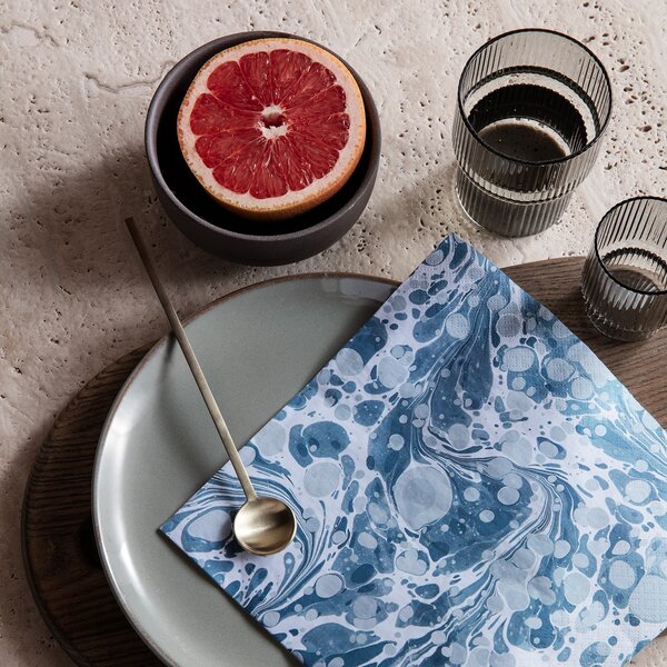Ferm Living designové sklenice na vodu Ripple Small Glasses