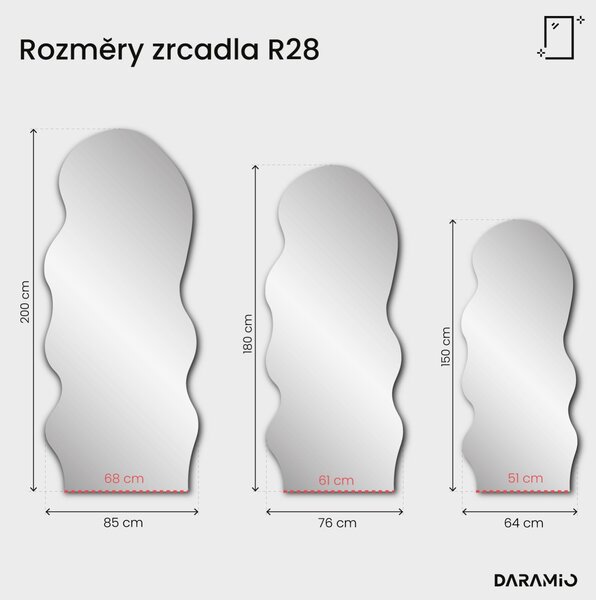 Zrcadlo Pure R28