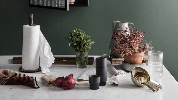 Ferm Living designové sklenice na vodu Ripple Small Glasses