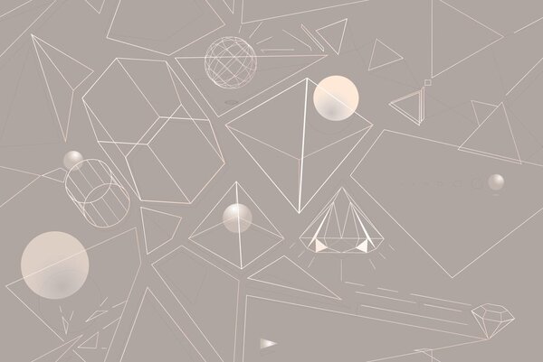 Tapeta abstraktní geometrie