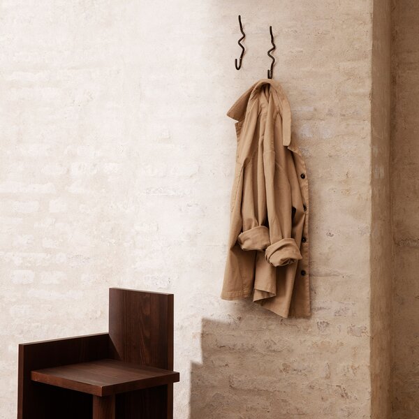 Ferm Living designové nástěnné věšáky Curvature Single Hook