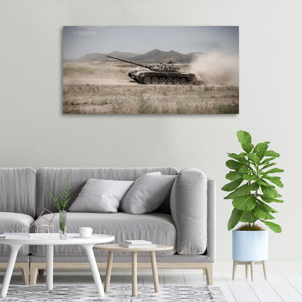 Foto obraz na plátně Tank na poušti oc-85502732