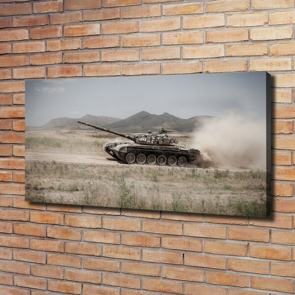 Foto obraz na plátně Tank na poušti oc-85502732