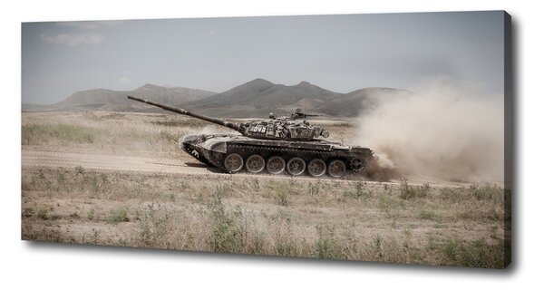 Foto obraz na plátně Tank na poušti oc-85502732