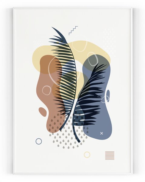 Plakát / Obraz Tropical Pololesklý saténový papír A4 - 21 x 29,7 cm