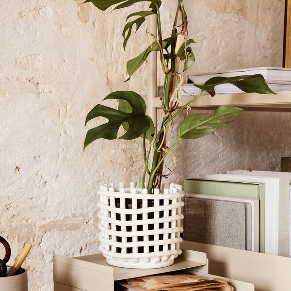 Ferm Living designové úložné koše Ceramic Basket L