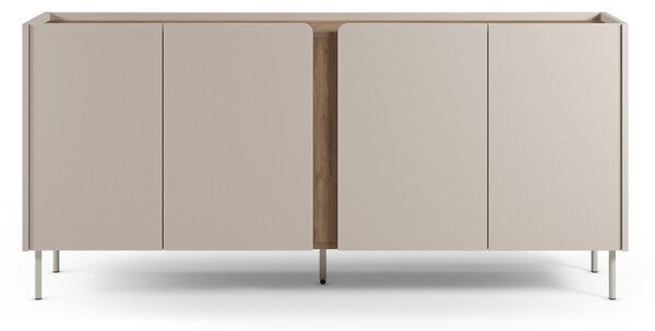 Komoda v dekoru dubu v krémovo-přírodní barvě 180x82x40 cm Lucile – Marckeric