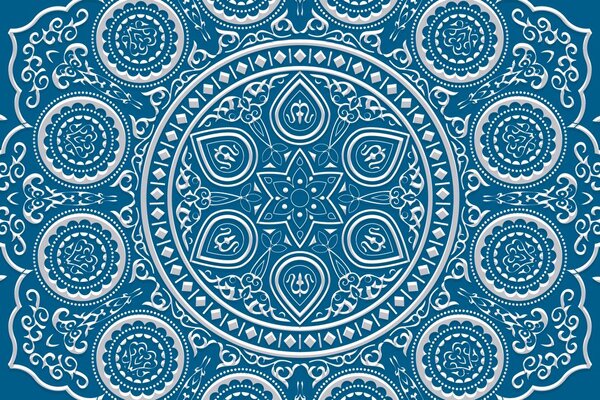 Tapeta jemná etnická Mandala