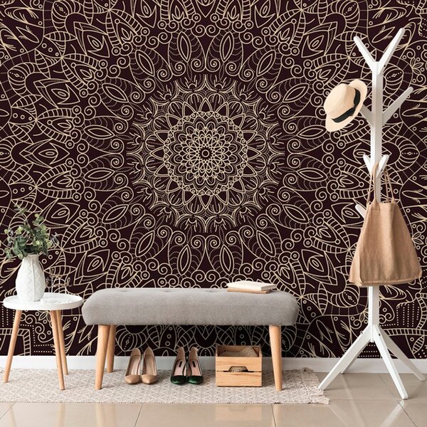 Tapeta detailní ozdobná Mandala