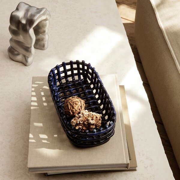 Ferm Living designové úložné koše Ceramic Basket Oval