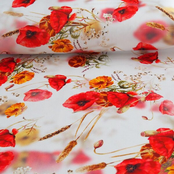 Ubrusová látka Garden - Poppy 150