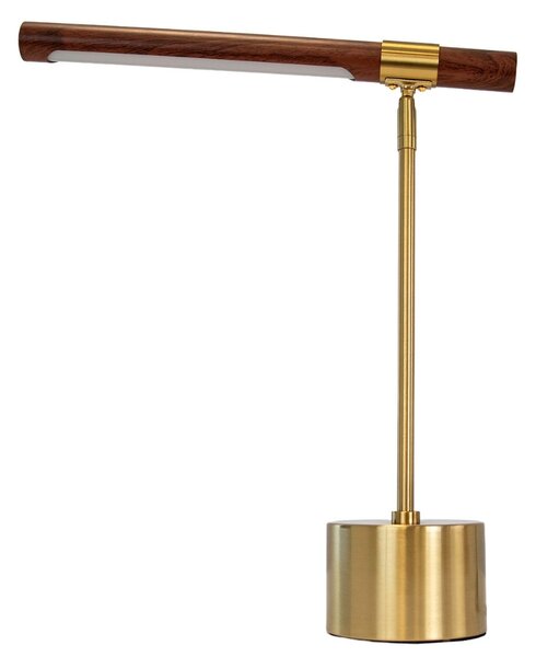 -25 % Dny MOMENTI– Angel Cerdá Zlatá kovová stolní LED lampa No. 8122