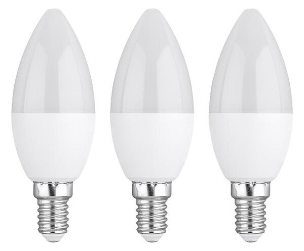 Livarno® LED žárovka, E14/E27 (4,2 W E14 svíčka, 3 kusy) (100396507004)