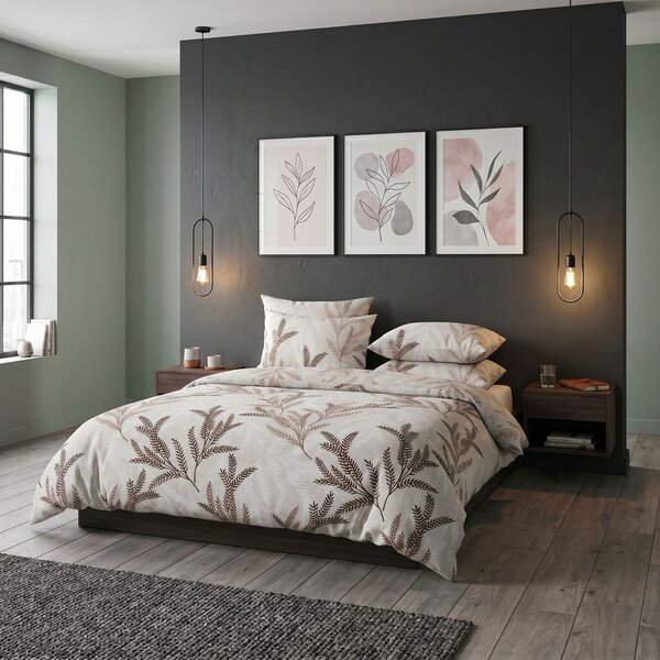 Kvalitex Saténové povlečení LUXURY COLLECTION OKSIA 1x 200/200, 2x 70/90cm
