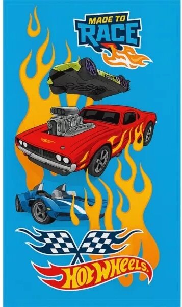 Carbotex Dětský froté ručník Hot Wheels Draci Silnic 30x50 cm
