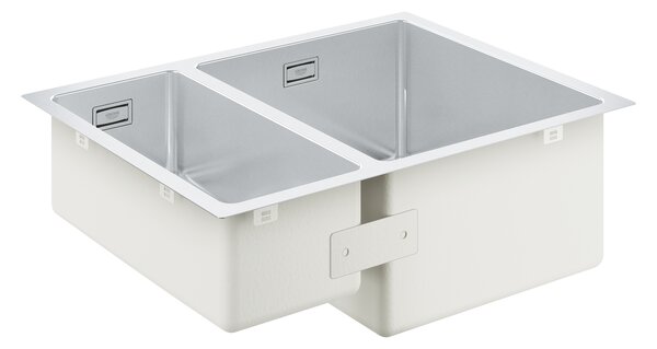 GROHE K700U - Nerezový kuchyňský dřez, kartáčovaná nerezová ocel 31576SD1
