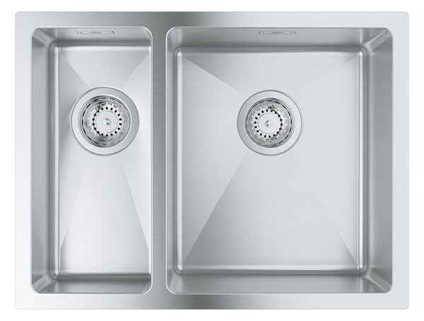 GROHE K700U - Nerezový kuchyňský dřez, kartáčovaná nerezová ocel 31576SD1