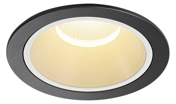 VÝPRODEJ VZORKU BIG WHITE SLV NUMINOS DL XL vnitřní LED zápustné stropní svítidlo černá/bílá 3000 K 40° 1004013