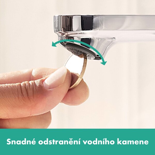 Hansgrohe Rebris S - Páková umyvadlová baterie 110 s ruční sprchou Bidette a sprchovou hadicí 160 cm, chrom 72215000