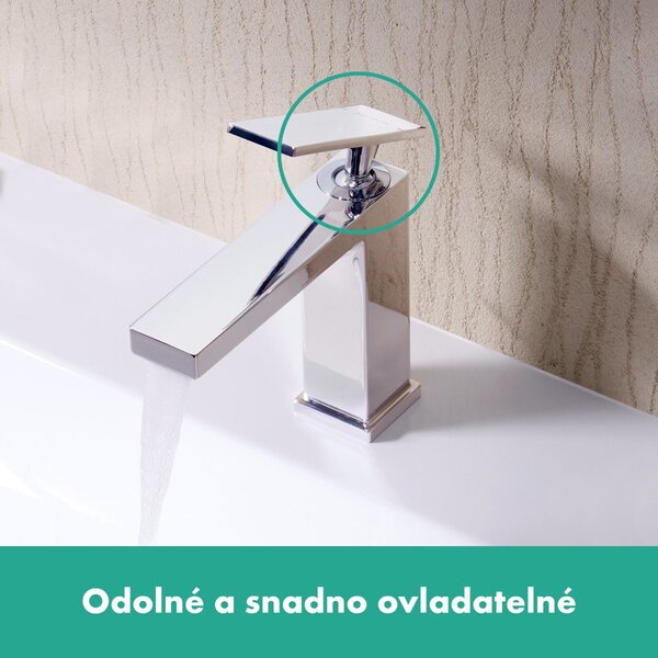 Hansgrohe Tecturis E - Páková umyvadlová baterie 110 s ruční sprchou Bidette a sprchovou hadicí 160 cm, chrom 73210000