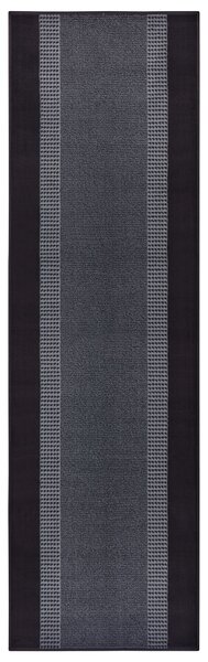 Hanse Home Collection koberce Běhoun Basic 105486 Black - 80x200 cm