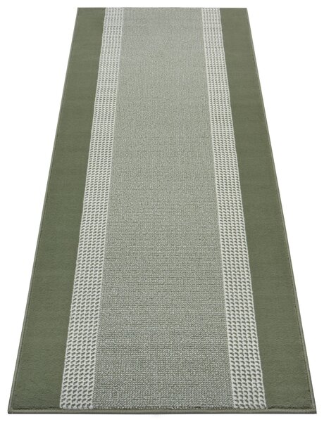 Hanse Home, Běhoun Basic 105487 Green, 80x200, zelená, chodba / předsíň