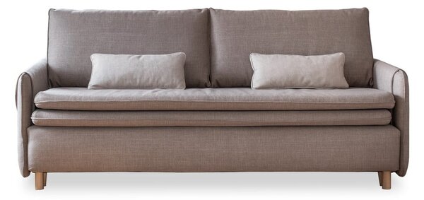 Světle hnědá rozkládací pohovka 207 cm Simon – Miuform