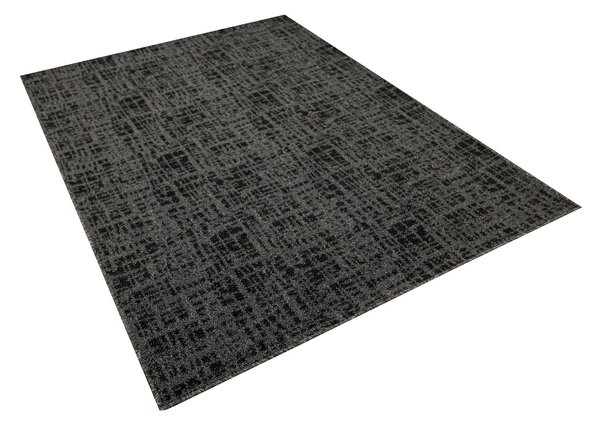 Kobercový ráj Kusový koberec Traffic 75 Grafitový černý Rozměr: 100x150 cm