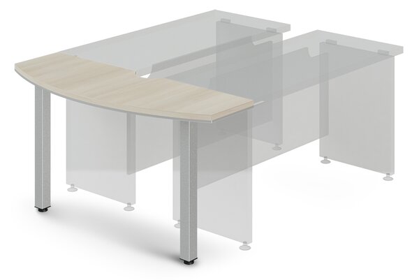Jednací stůl TopOffice 370 x 140 cm, akát světlý