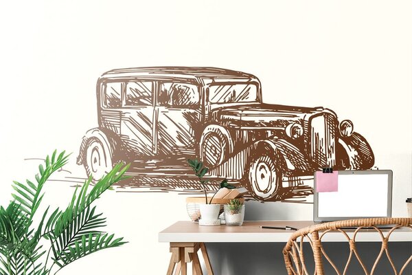 Tapeta retro závodní auto