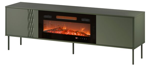 TV skříňka s krbem Firtus 180 EF, Barva: béžová 5903211394911