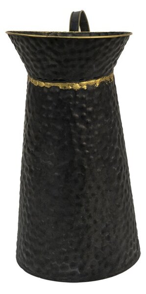 Černý kovový dekorační džbán Valentino - 40*23*47 cm - Clayre & Eef