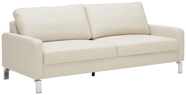 TŘÍMÍSTNÁ POHOVKA, béžová, pravá kůže Pure Home Lifestyle - Pohovky