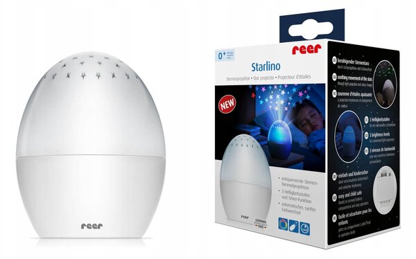 Noční lampa Reer bílá