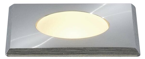 BIG WHITE SLV POWER TRAIL-LITE 47, venkovní zapuštěné podlahové svítidlo, LED, 3000K, IP67, hranaté, nerezová ocel 316 228342