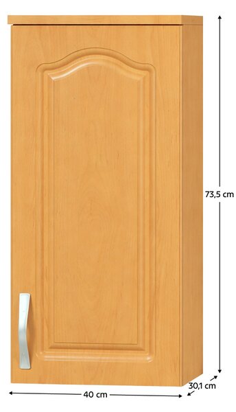 Horní kuchyňská skříňka Leite MDF klasik W40/P olše (P)