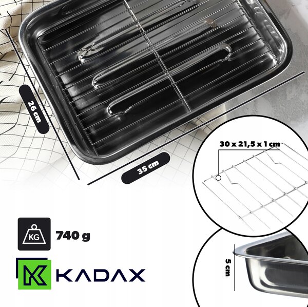 Klasický tvar Kadax 26 x 35 cm
