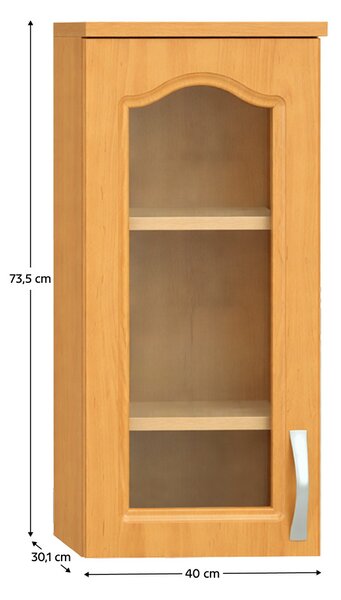 Horní kuchyňská skříňka Leite MDF klasik W40S/L (L)