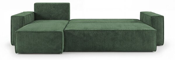 Rozkládací sedací souprava KAROLA MINI - khaki, levý roh