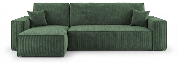 Rozkládací sedací souprava KAROLA MINI - khaki, levý roh