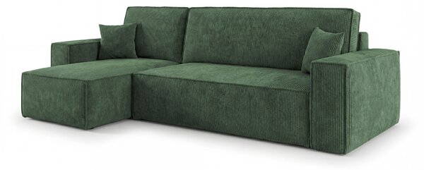 Rozkládací sedací souprava KAROLA MINI - khaki, levý roh