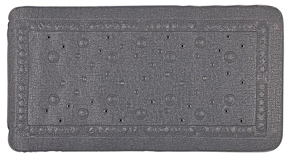 Differnz Podložka do vany – Protiskluzová vrstva pro bezpečnost ve vaně – 100% PVC – Zaoblené rohy – Praktické příslušenství do koupelny – 68 x 36 cm – Antracitová barva