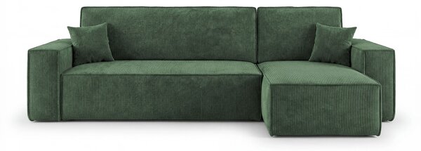 Rozkládací sedací souprava KAROLA MINI - khaki, pravý roh