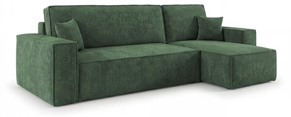 Rozkládací sedací souprava KAROLA MINI - khaki, pravý roh